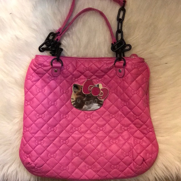 Hello Kitty Other - Hello Kitty - Quilted Purse (Hot Pink)